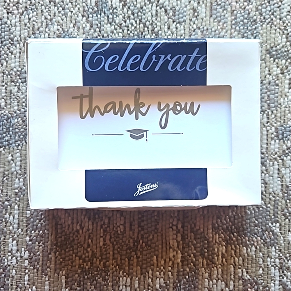 25 NEW Thank You Graduation Cards with Envelopes, blank inside